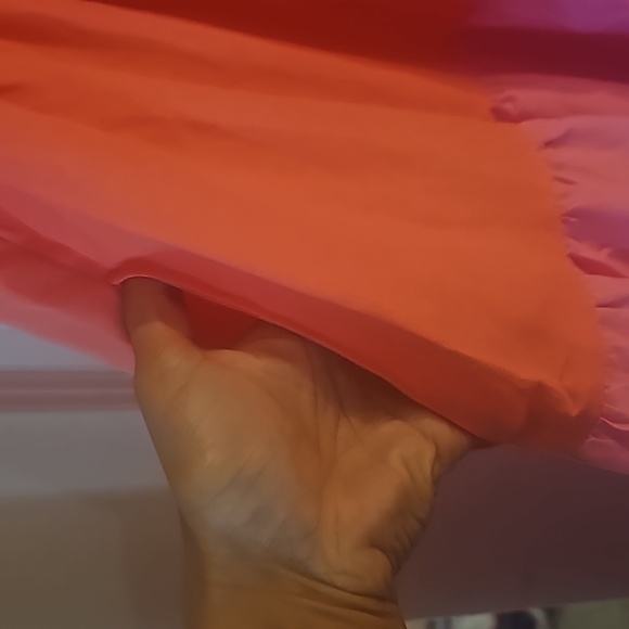 Plus size 3X tiered tie neck dress - Picture 9 of 11